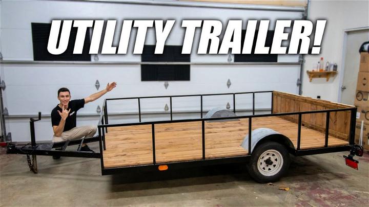 DIY Utility Trailer From Pop Up Tent Trailer