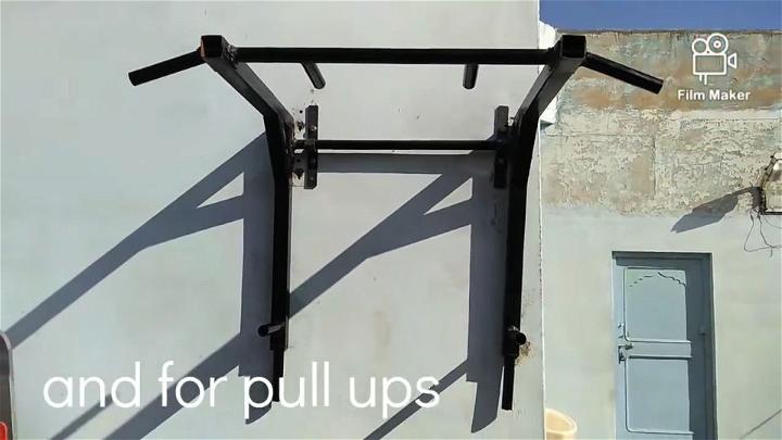 DIY Wall Mounted Dip Bar