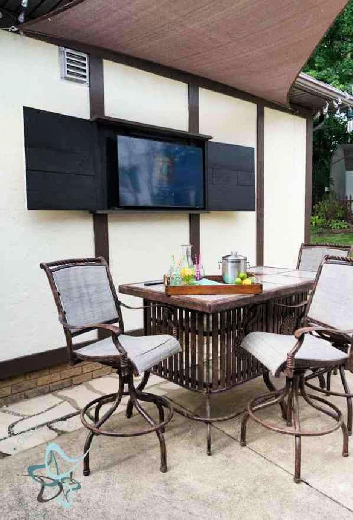 DIY Weatherproof Outdoor Tv Cabinet