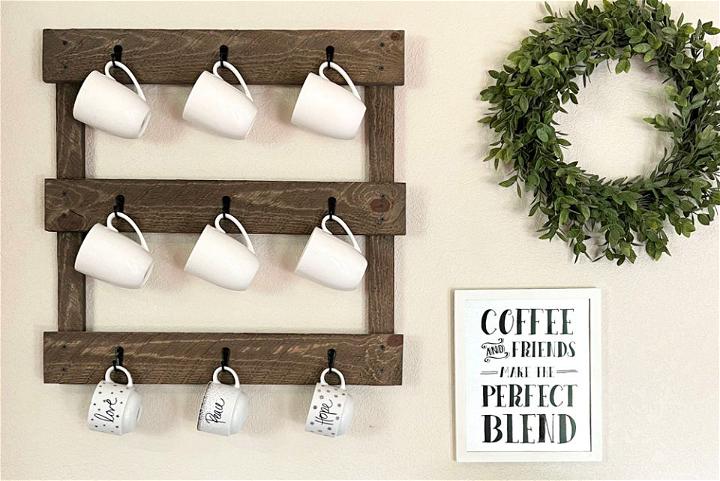 DIY Wooden Coffee Cup Holder