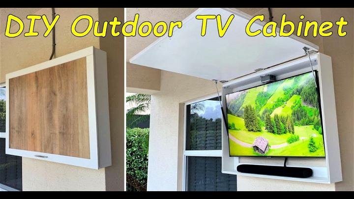 Exterior Outdoor Tv Cabinet Under