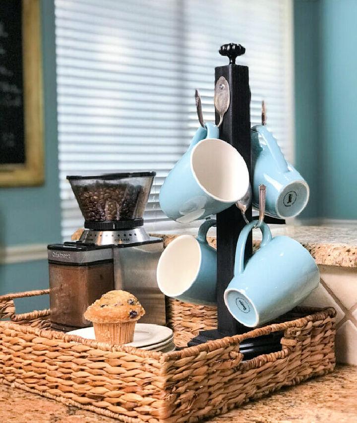 Farmhouse Style Coffee Mug Holder