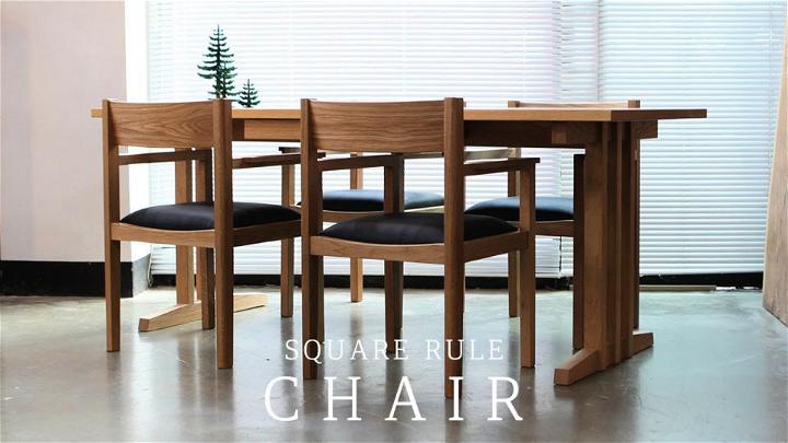 Free Square Rule Dining Chair Plan