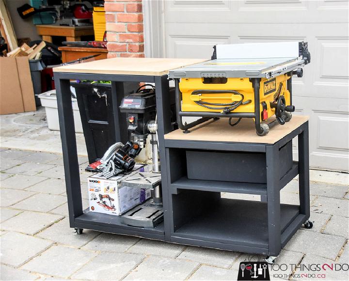 Free Table Saw Stand Plan