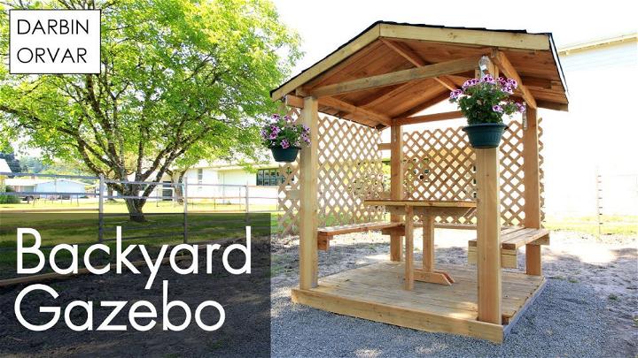 Handmade Backyard Gazebo for