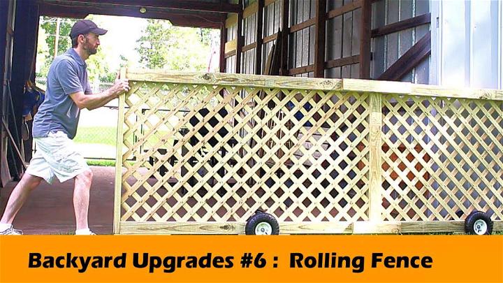Heavy Duty DIY Rolling Fence Gate