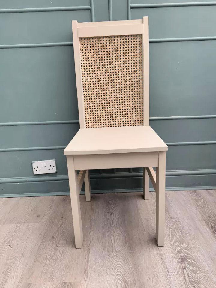 Homemade Cane Dining Chair