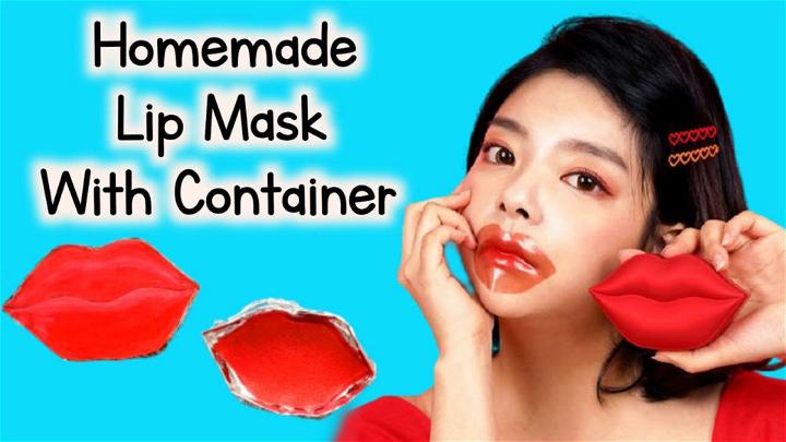 Homemade Lip Mask With Container