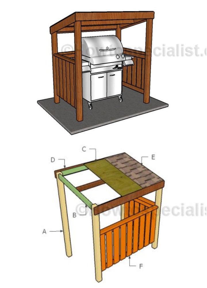 How to Build a BBQ Grill Shelter