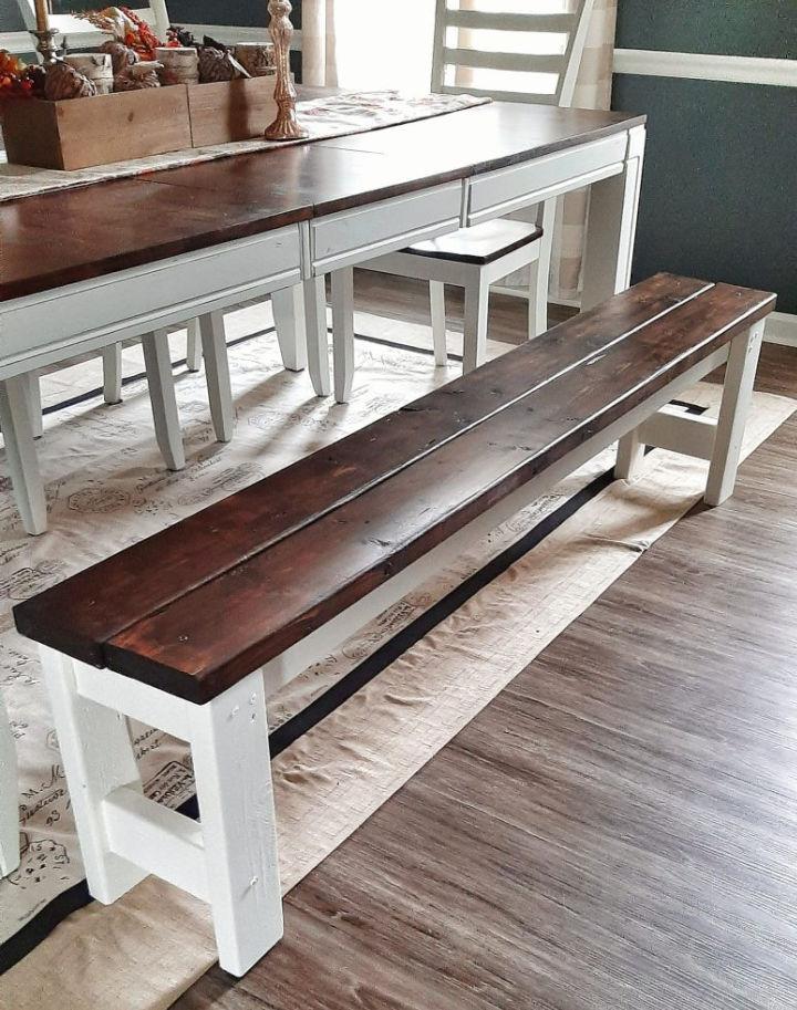 How to Build a Dining Bench