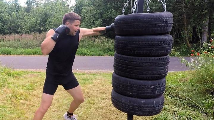 How to Make Tire Punching Bag