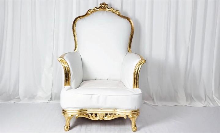 How to Upholster a Glam Throne Chair