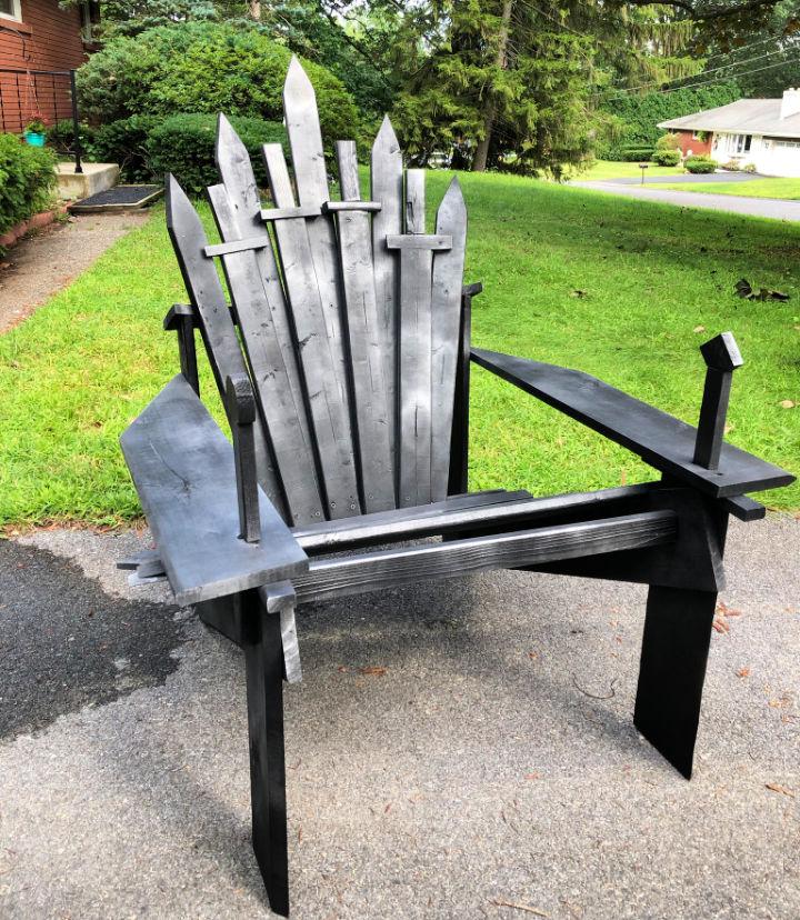 Iron Throne Themed Adirondack Chair