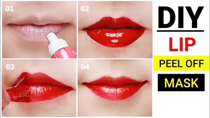 Make Lip Peel Off Mask at Home