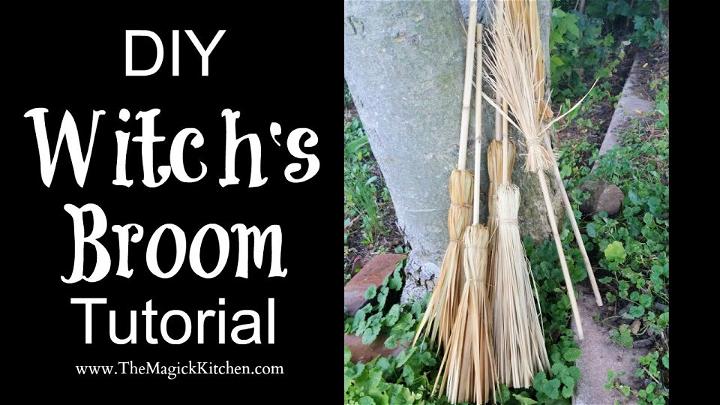 DIY Witch’s Broom in 5 Minutes