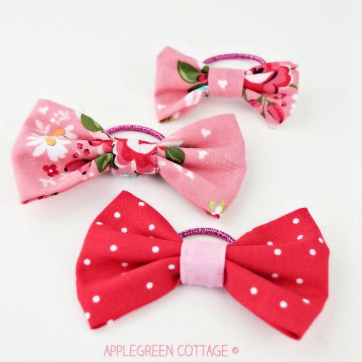 Make Your Own Fabric Hair Bows