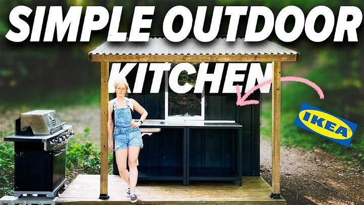 Make Your Own Grill Enclosure with Roof