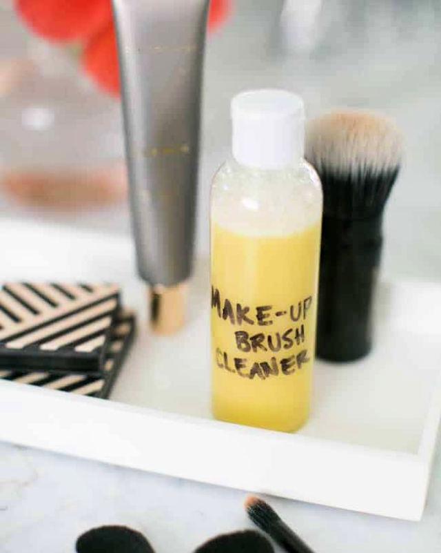 Make Your Own Makeup Brush Cleaner