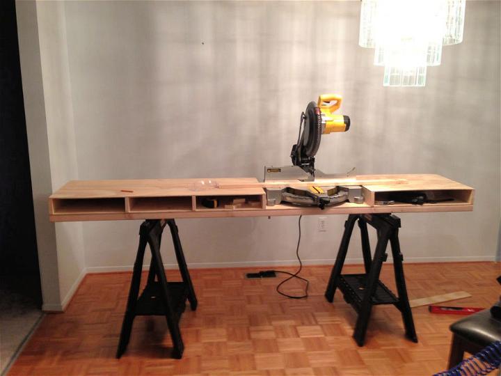 Making a Miter Saw Table Stand