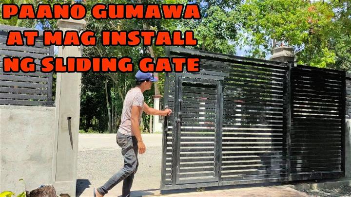 Outdoor Sliding Gate Design