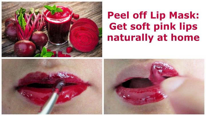 Peel Off Lip Mask Without Honey