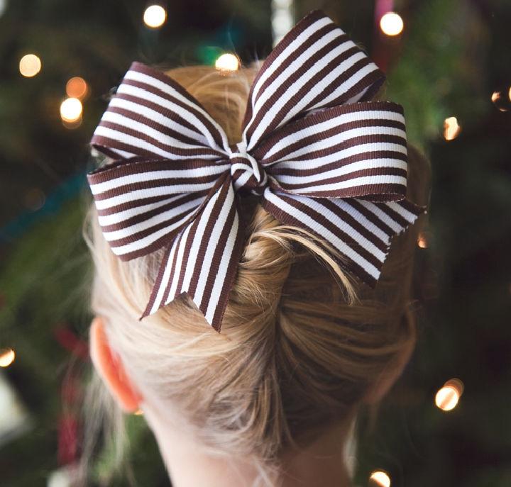 Quick and Easy Big Texas Hair Bow