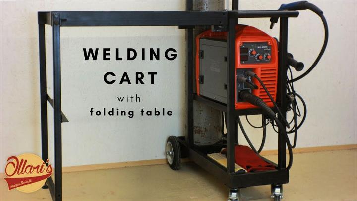 Ultimate Welding Cart with Folding Table