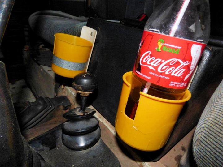Unique Homemade Cup Holders in Cars