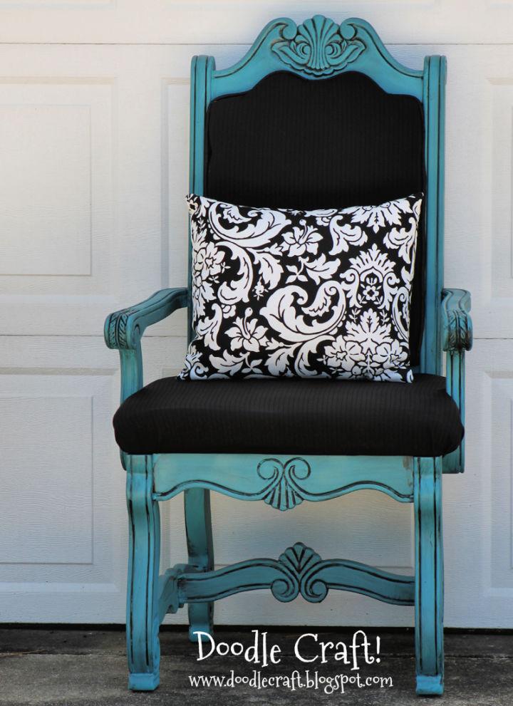 Vintage Style Queen Throne Chair Redo