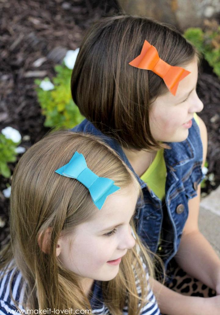 Vinyl Hair Bows for Back to School