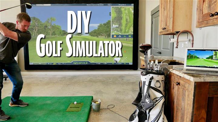 Affordable DIY Home Golf Simulator