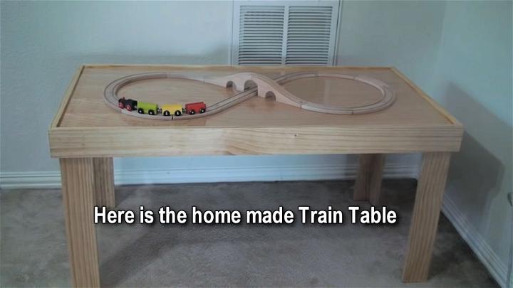 Awesome Handmade Train Table