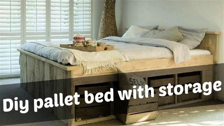  Build a Pallet Bed With Storage