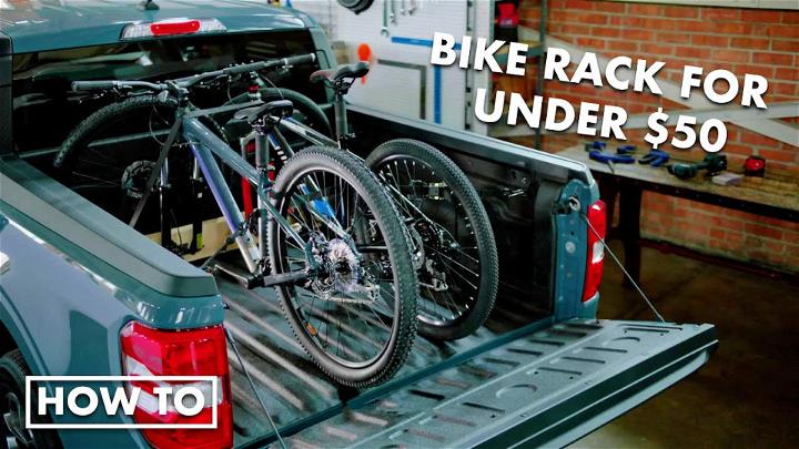 Cheap DIY Truck Bed Bike Rack