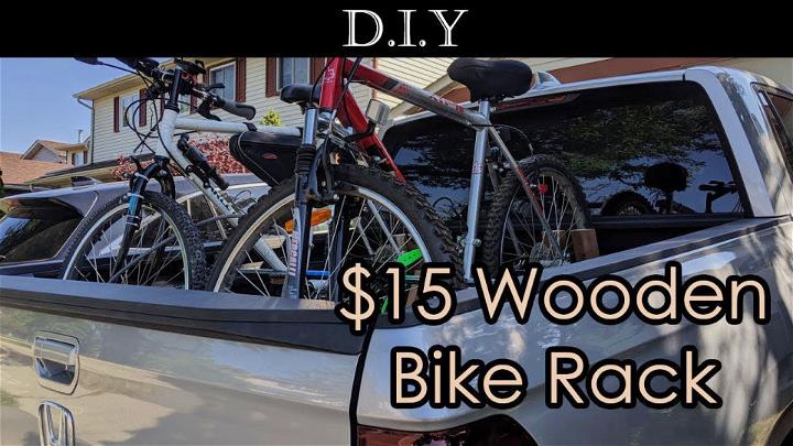 DIY Bike Rack Using 2x4 for Truck