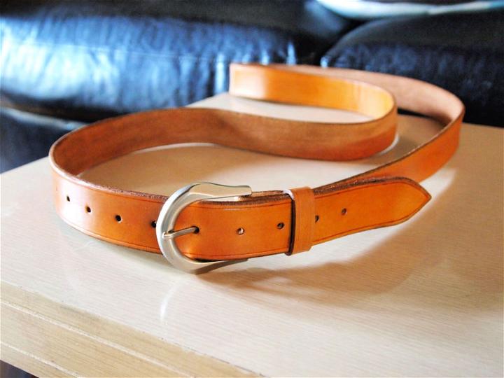 DIY Long Lasting Leather Belt
