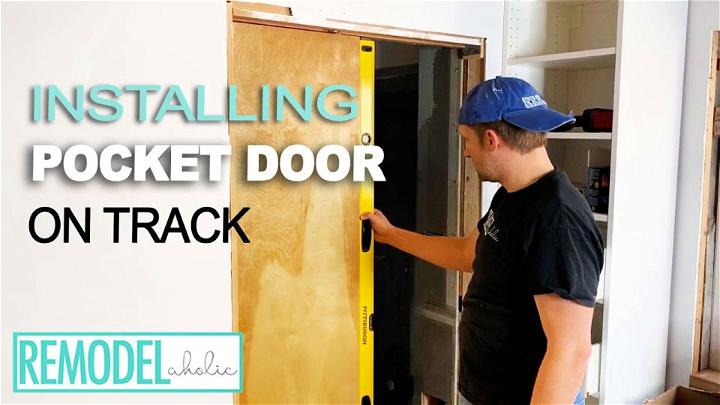 DIY Pocket Door on Track