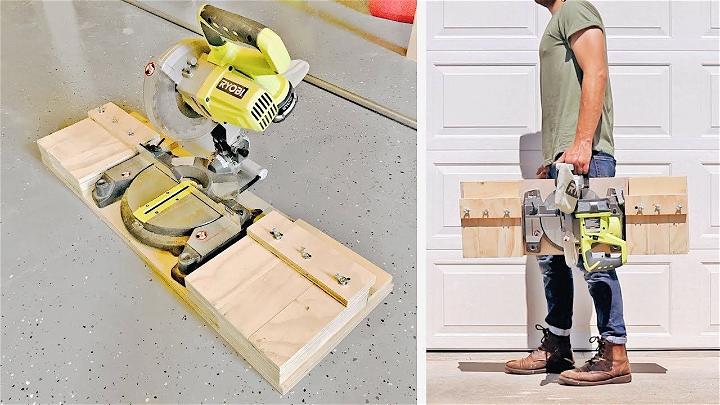 DIY Portable Miter Saw Stand