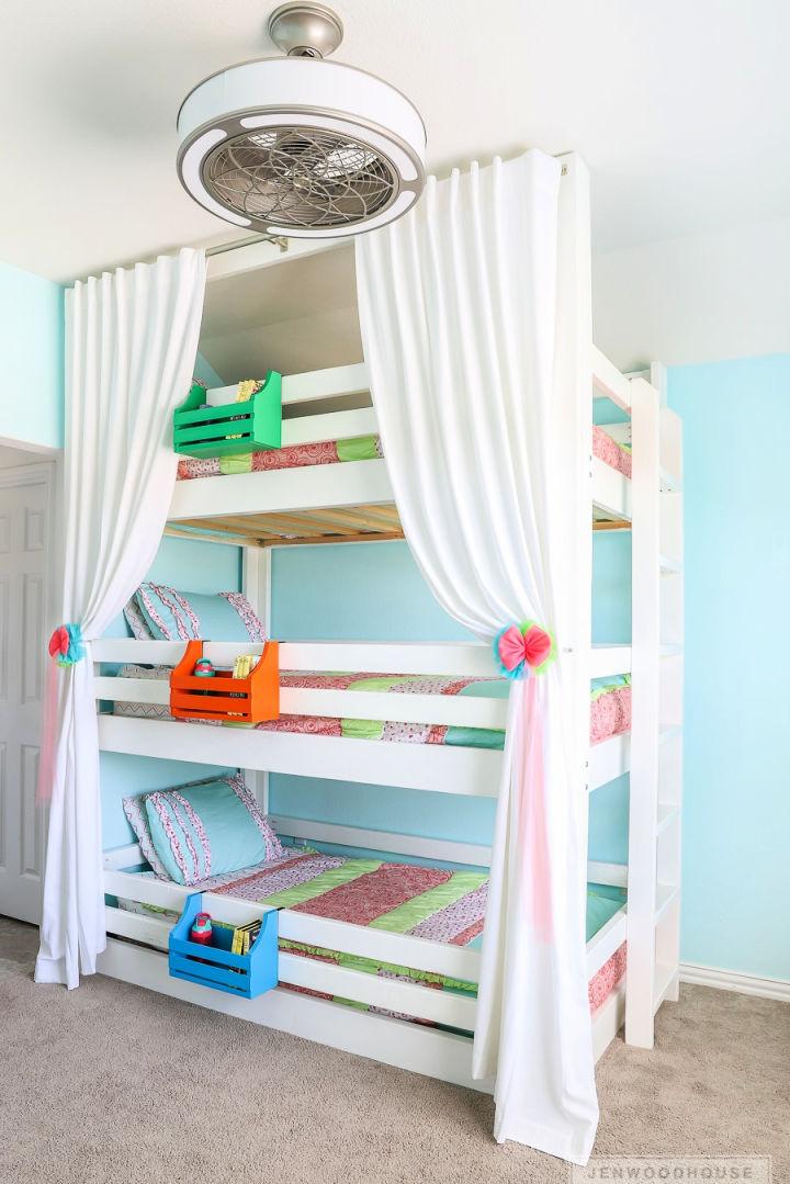 DIY Triple Bunk Bed