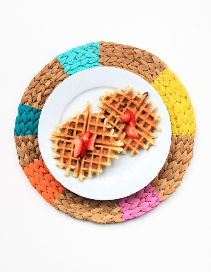 Easy DIY Pinwheel Placemat