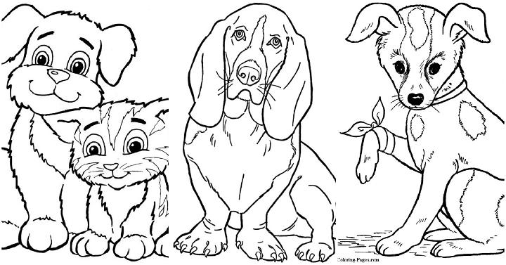 Easy Printable Dog Coloring Pages for All