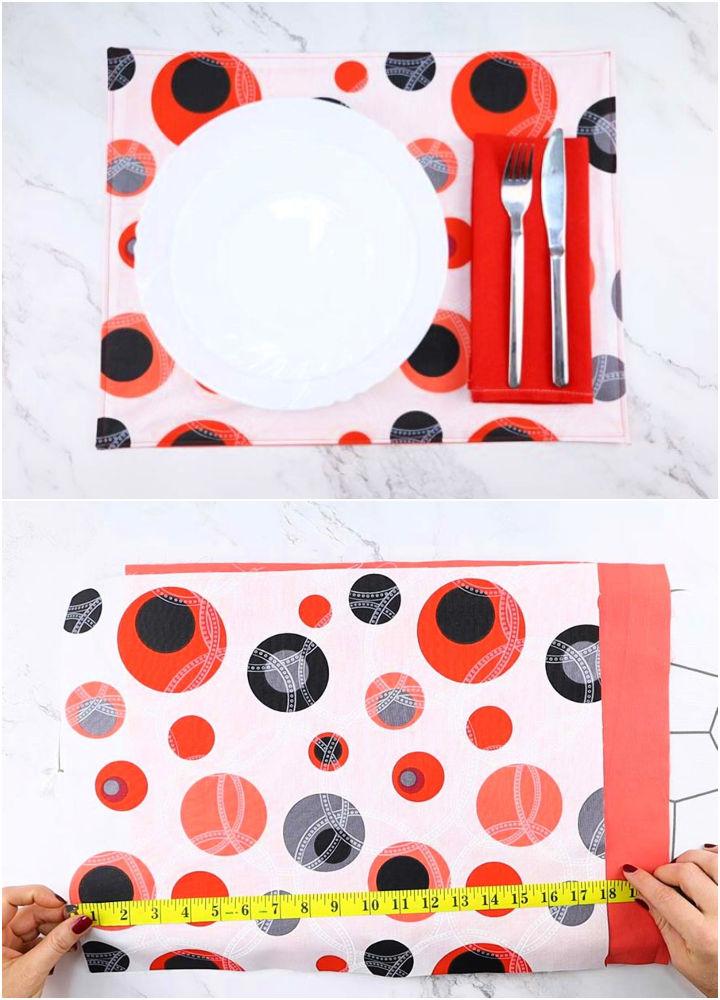 Homemade Placemats from Fabric