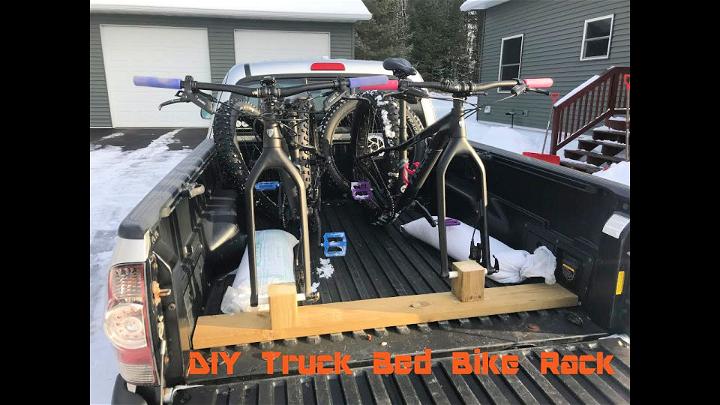 Homemade Truck Bed Bike Rack