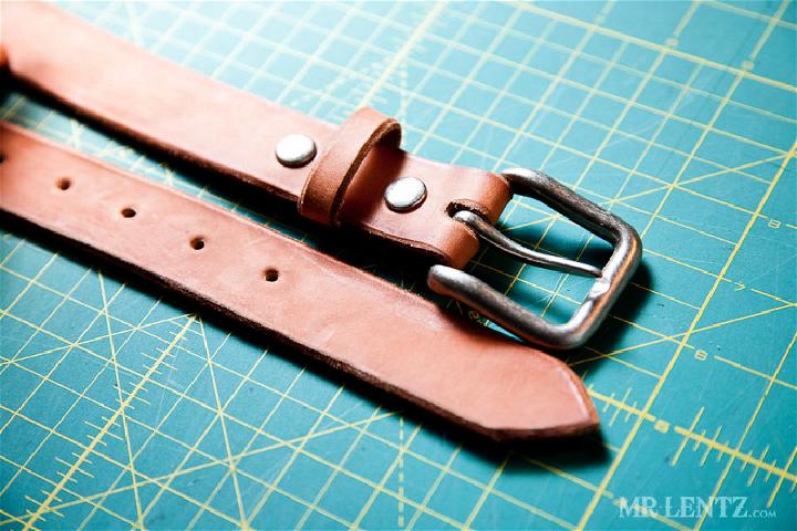 How to Cut a Leather Belt