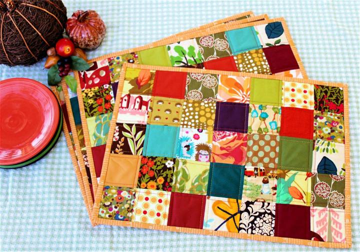 How to Make Quilted Placemats