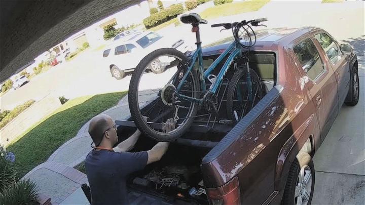 Low Cost Bike Rack Solution for Truck Bed