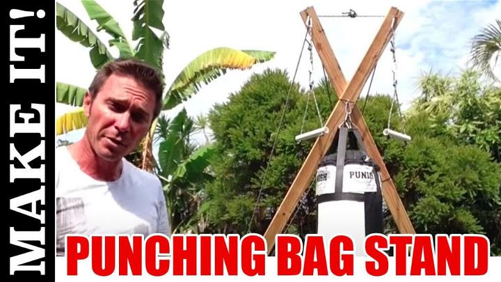 Making a Standing Punching Bag at Home