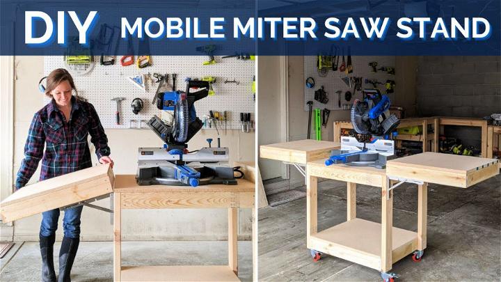 Mobile Miter Saw Stand