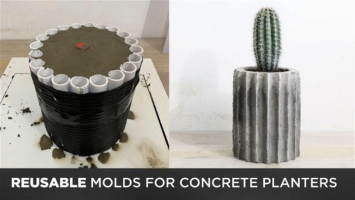 Reusable Mold for Concrete Planter
