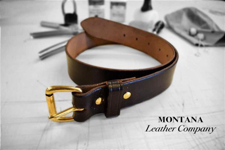 Simple Leather Belt Pattern